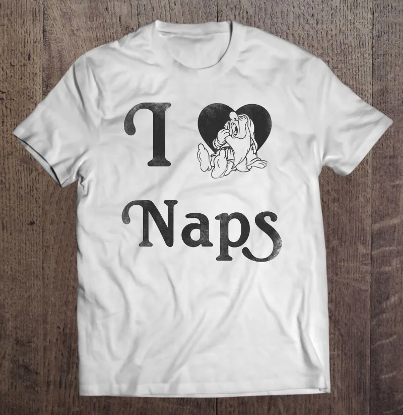 

Женские белоснежные снежные футболки I Love Naps с большим принтом, аниме одежда, блузка, футболки, мужские футболки с коротким рукавом, мужские ...