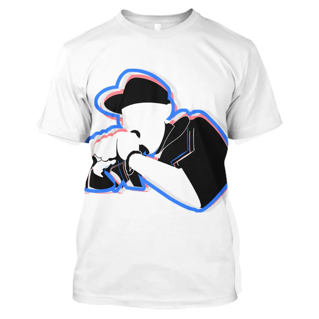 

Jumeast Drill UK 3D Graphic T Shirts Hip Hop Doodle Print T Shirty Baggy 90s Streetwear Men Drip Rapper Anime Rap Star Cool Tops