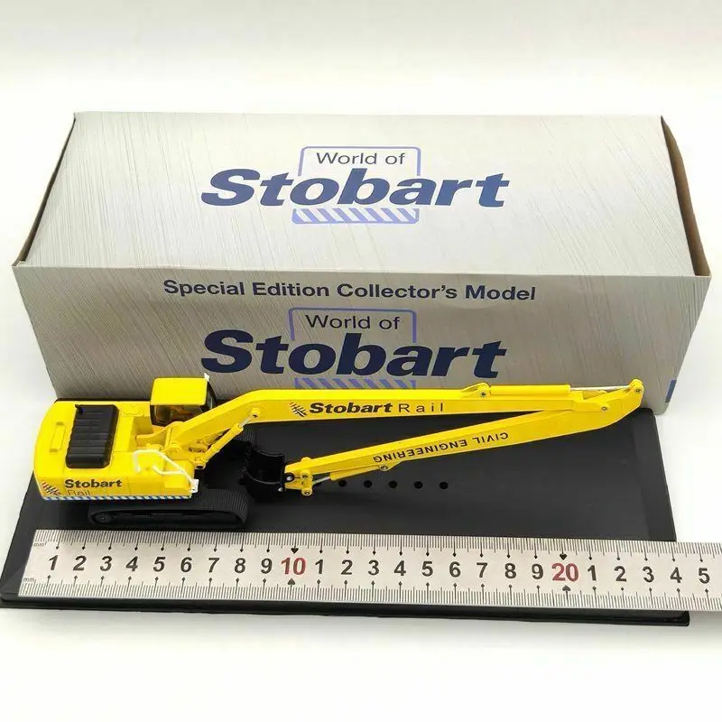 Гидравлический длинный экскаватор Atlas Эдди Stobart Komatsu PC340 W122 масштаб 1:76 литой под