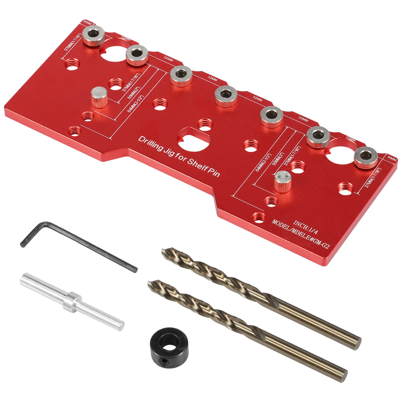 

Шаблон для монтажа полок из алюминиевого сплава 1/4 дюйма Red