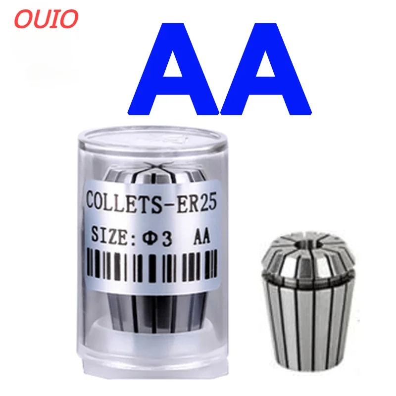 

OUIO ER11 ER16 ER20 ER25 ER32 ER40 Цанговый патрон Гравировальный станок Шпиндель Фреза Токарный станок с ЧПУ Инструмент Дрель Цанговый патрон ER