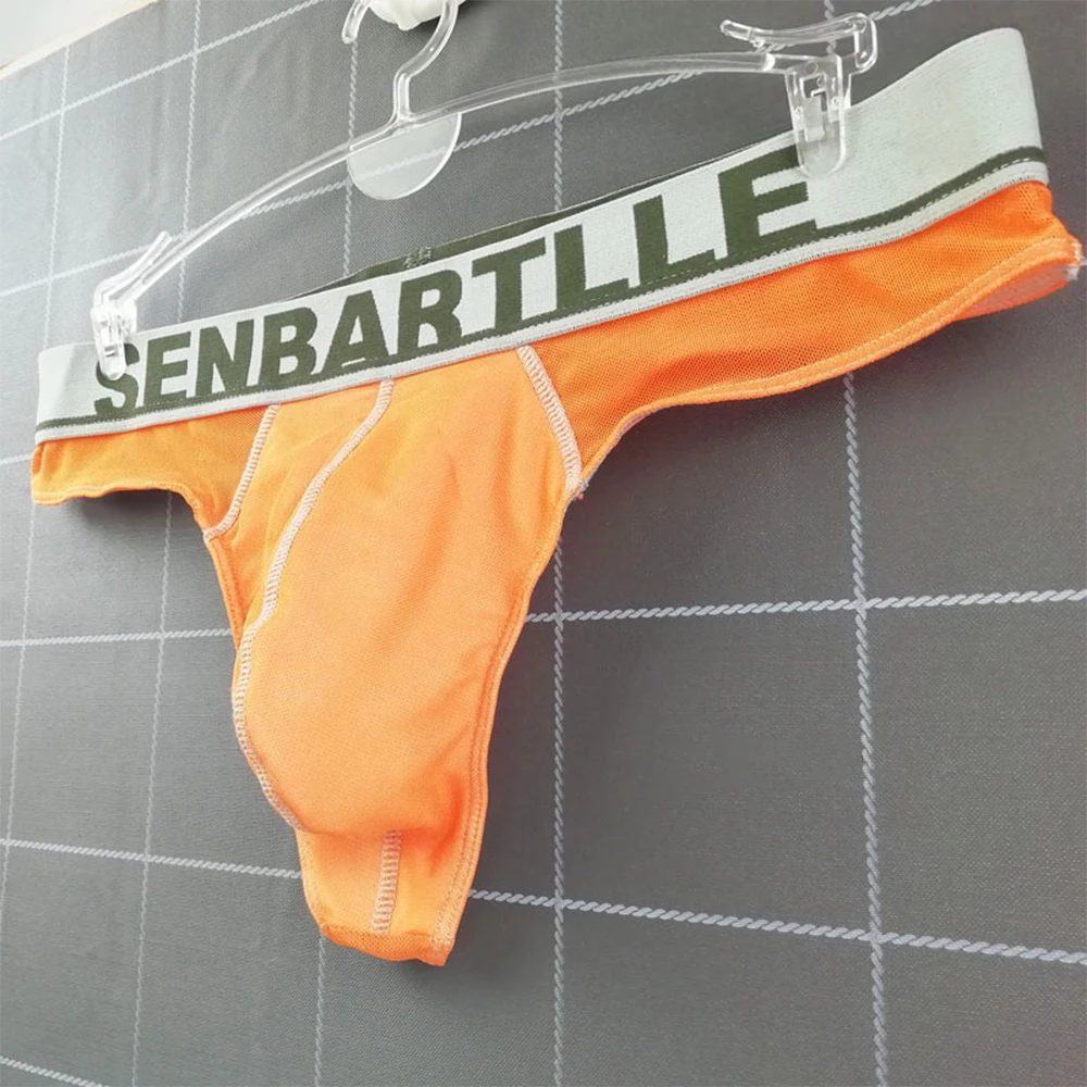

Men Breathable Thong T Back G-String Bikini Comfort Mesh Bulge Pouch Panties New Men Sweatpants Underware Briefs