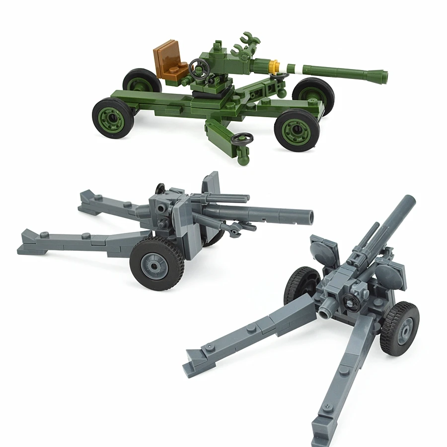 

Конструктор «пистолет-пушка» Второй мировой войны, военное оружие, немецкие советские солдаты, фигурка, танковый пистолет, противоугонная модель, армейские игрушки