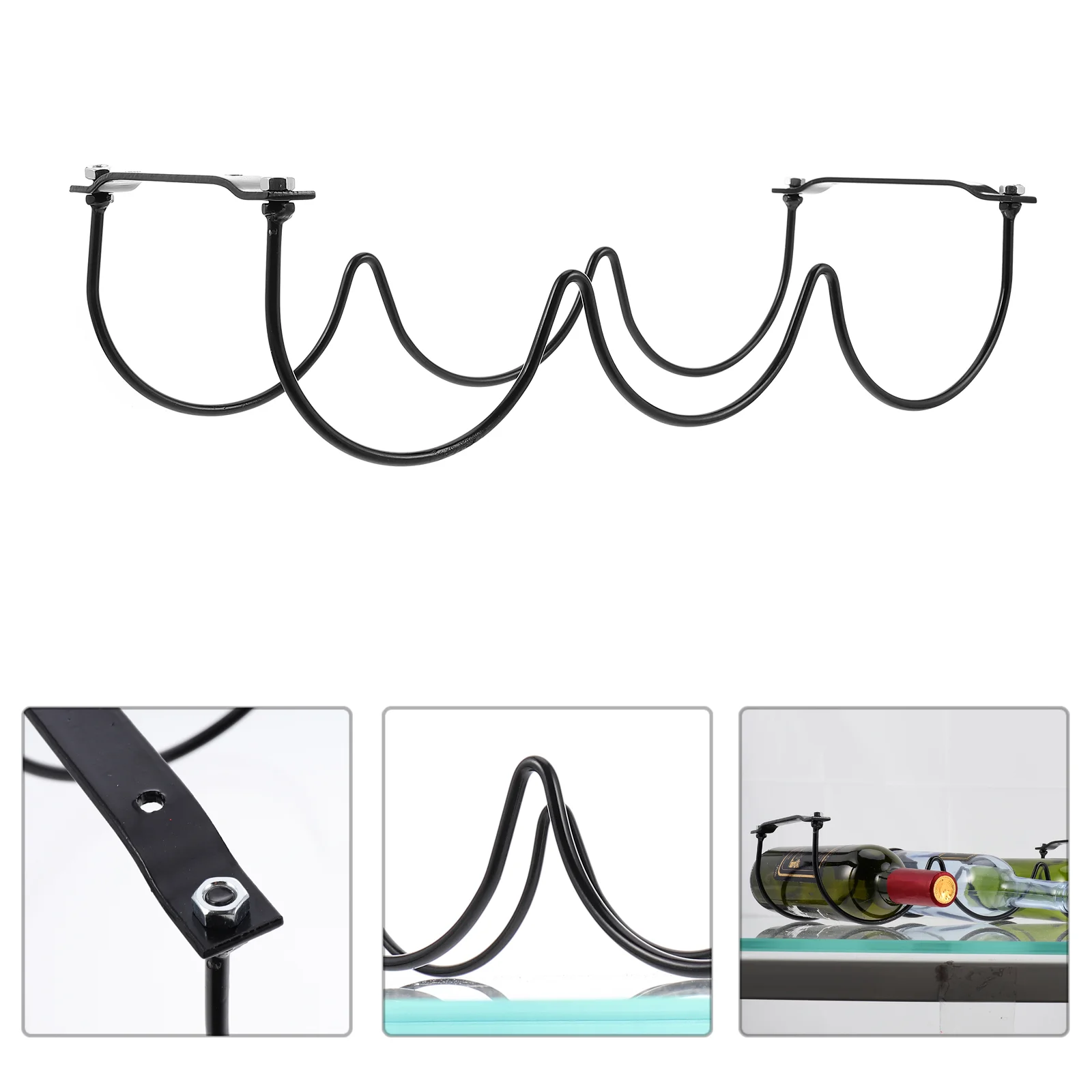 2 шт. стойка для бутылок органайзер стаканов металлическая креативная железная