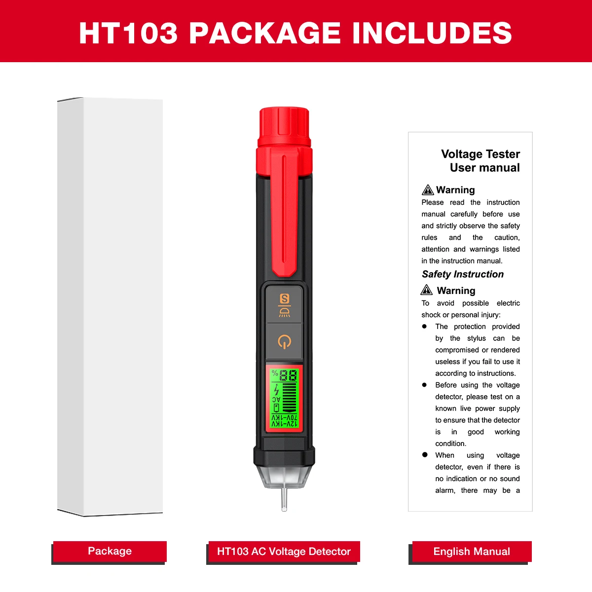 

HABOTEST HT103 Детектор напряжения