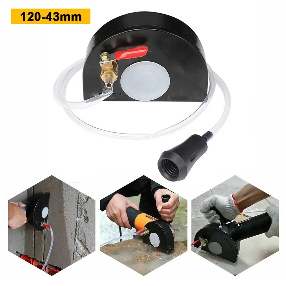Enlarge 1 Set Angle Grinder Shield Set Water Cutting Machine Base Safety Cover With Water Pump Carbon Steel Power Equipment Tools