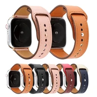 leather strap for apple watch band 44mm 40mm correa 41mm45mm wrist belt watchband bracelet iwatch series 7 se 3 4 5 6 42mm 38mm