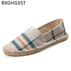 Туфли мужские парусиновые, эспадрильи, удобные дизайнерские брендовые лоферы, повседневная обувь, 2022