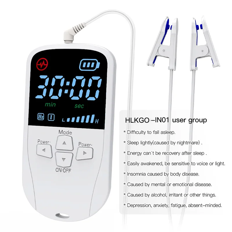 

Anti-Insomnia Machine Cranial Electrotherapy Stimulation Reduce Sadness Anxiety CES Device Depression Treatment