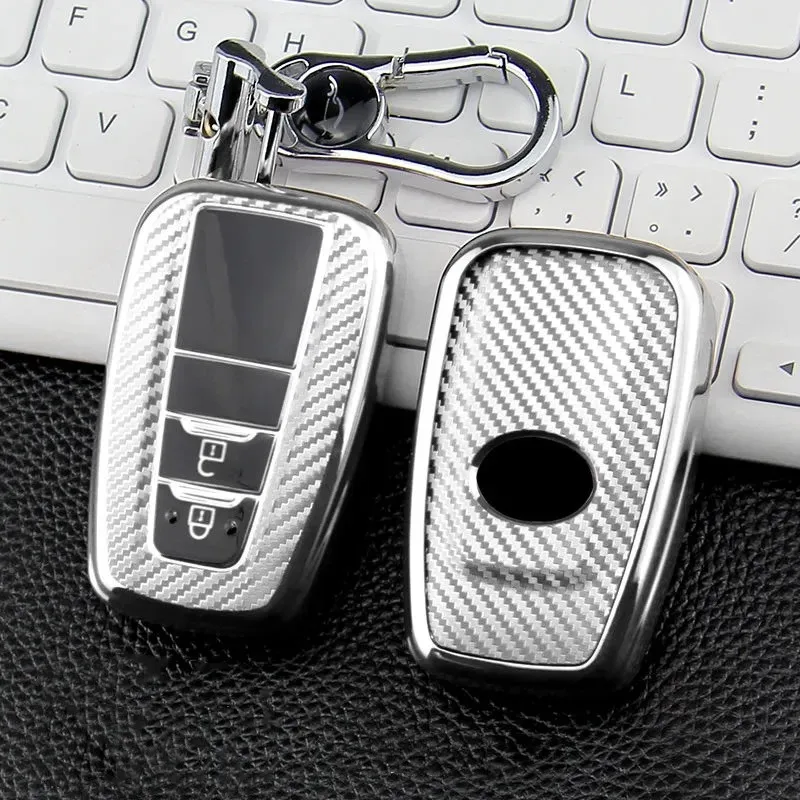 

TPU Car Key Chains Fob Cover Case Holder Shell for Toyota Corolla Prius Camry CHR C-HR RAV4 Altis Land Cruiser Prado 2 3 Buttons