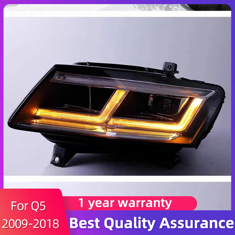 Фара для 09-18 Audi Q5 модификация в сборе искусственные фары Q5L новая дневная работа