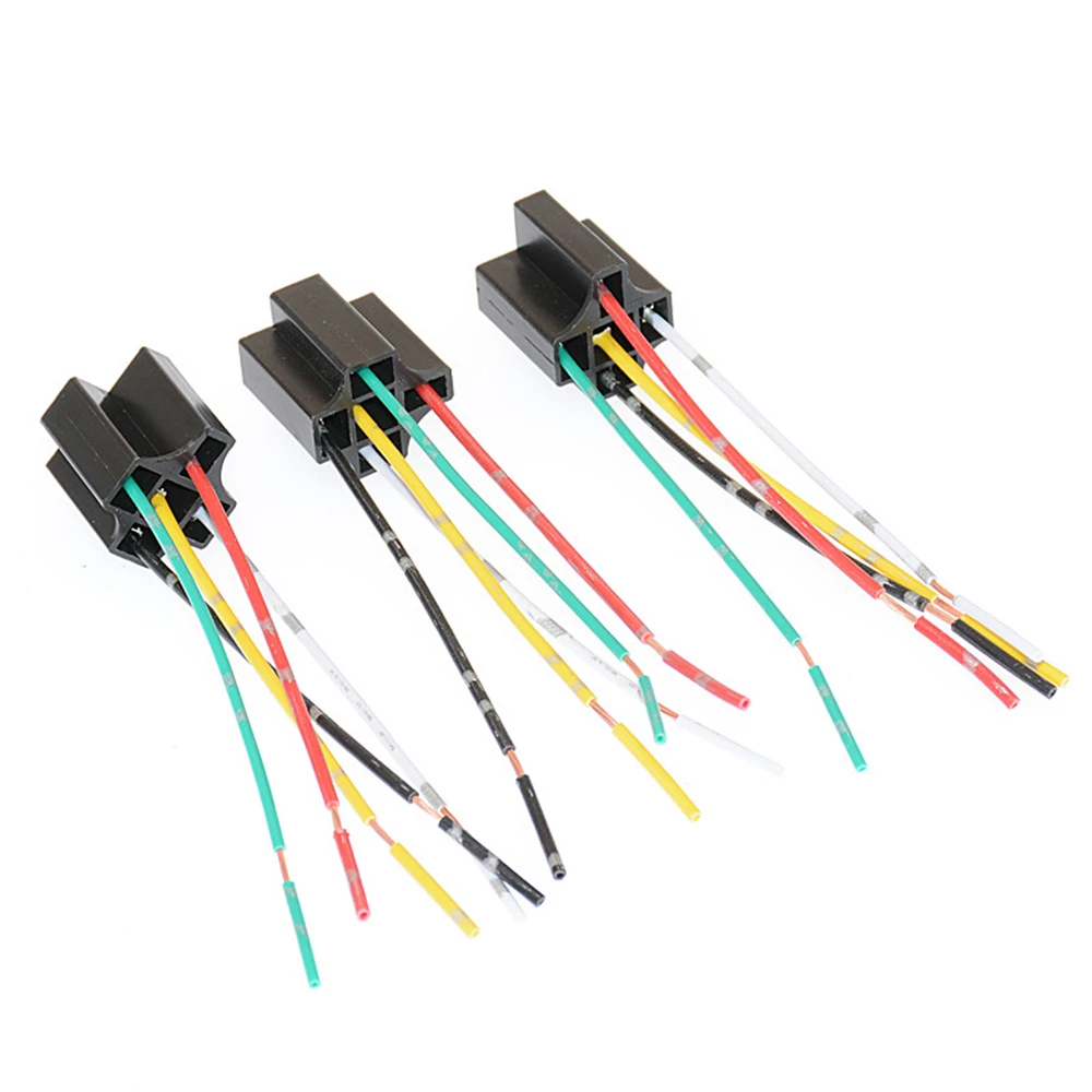 

3Pcs Waterproof Automotive Relay 12V 24V 5pin 40A Car Relay with Wires Auto Relay With Relay Socket