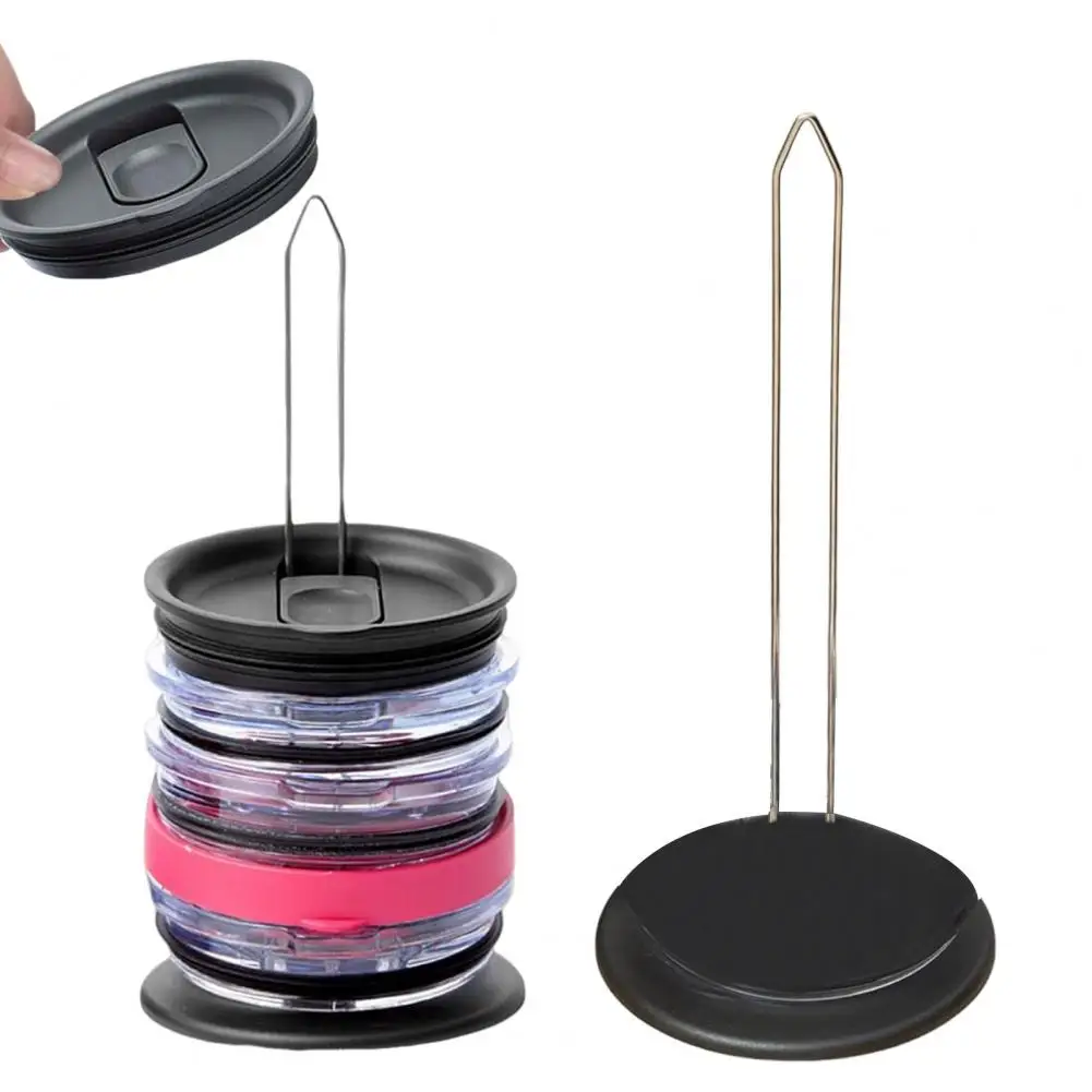 

Lid Organizer for Kitchen Vertical Cup Lid Rack Space-saving Organizer for Kitchen Cabinets Countertops Efficient Tumbler Lid