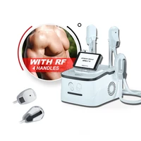 portable 4 handles tesla hiemt emslim electromagnetic muscle stimulator fat removal slimming machine