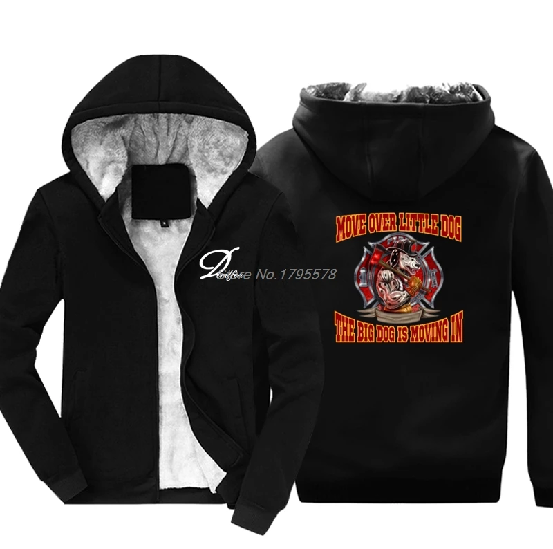 

Winter Fashion Men Thicken Sweatshirt Fire Department Firefighter Dept Rescue Fireman Fighter Hoodie Hoody Coat Jacket