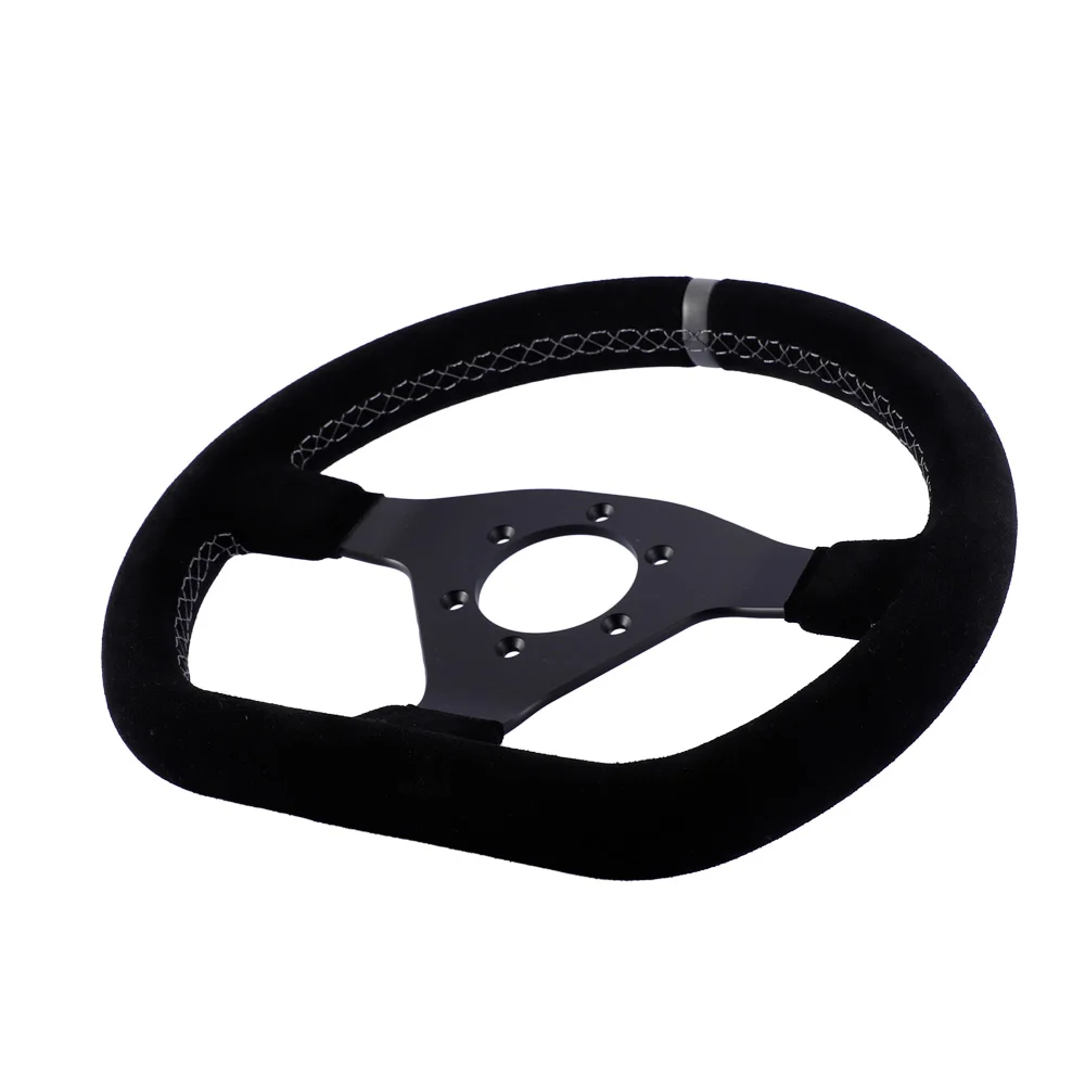 300 мм рулевое колесо с плоским замшевым автомобилем для дрифта ПК Sim Gaming Sport Control