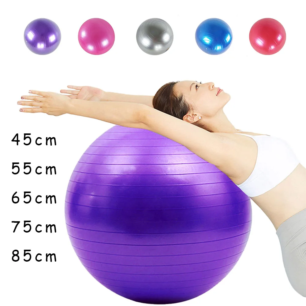 

Pvc Fitness Ballen Yoga Bal Verdikte Explosieveilige Oefening Home Gym Pilates Apparatuur Balance Ball 45cm/55cm/65cm/75cm/85cm