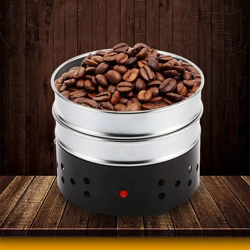 

1000g Double Layer Roasted Coffee Bean Cooler With Stainless Steel Sieve Household Rapid Cooling Radiator Machine 110V/220V