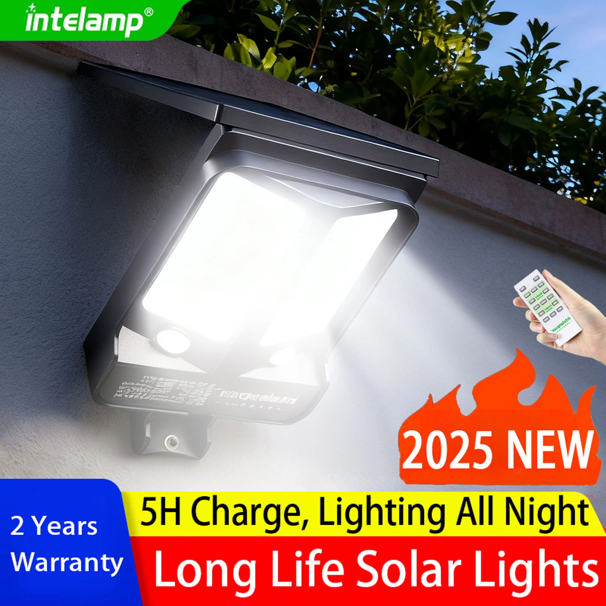 

Солнечный светильник Intelamp 3000лм