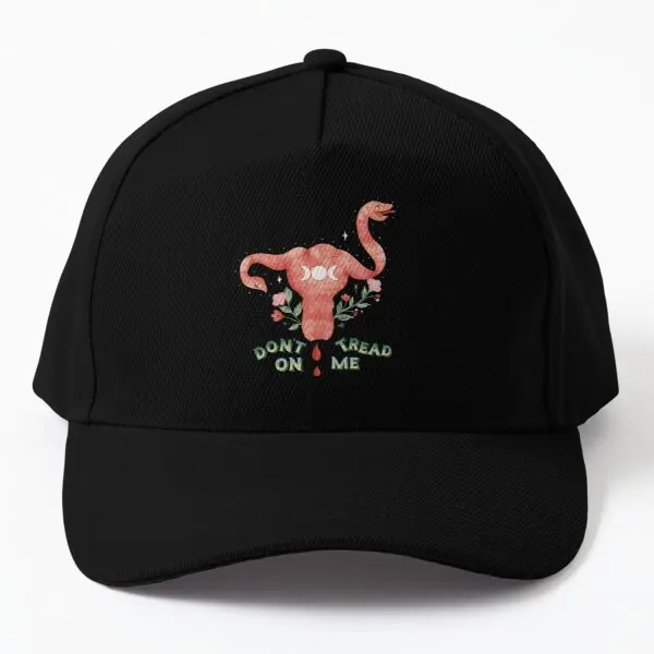 

Do Not Tread On Me Uterus Pro Choice Baseball Cap Hat Sun Boys Solid Color Czapka Mens Sport Hip Hop Black Summer Fish Outdoor