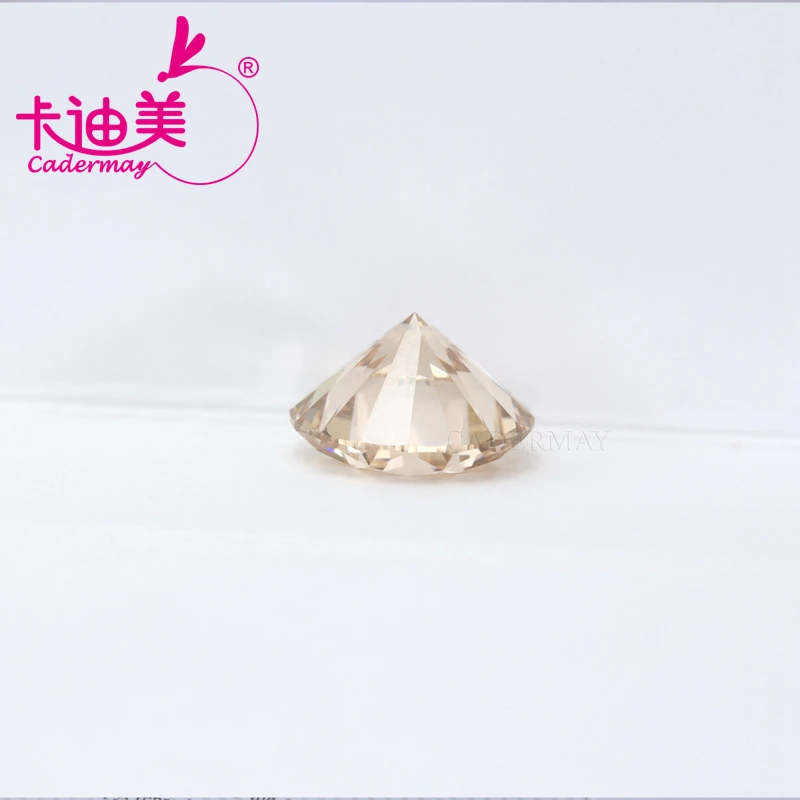 Камень CADERMAY VS1 для изготовления ювелирных изделий круглой формы цвет коричневый