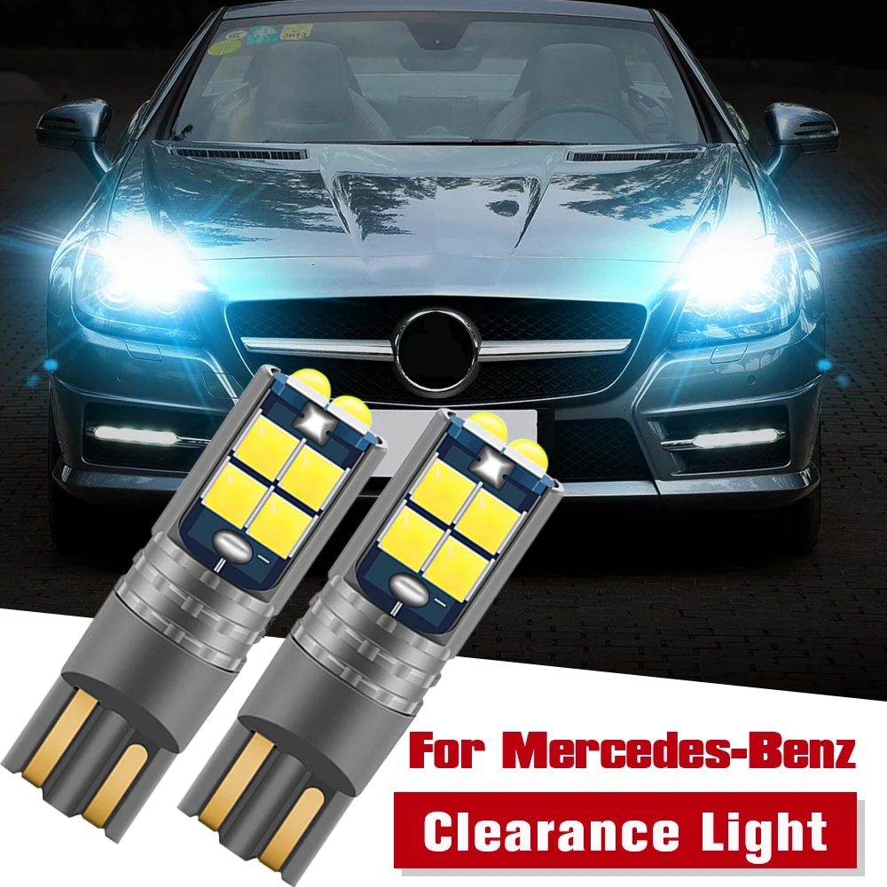 2x LED Clearance Light W5W T10 Canbus For Mercedes Benz R170 R171 R172 CL203 C209 A209 C219 X164 X166 X204 R129 R230 R199 CLK SL
