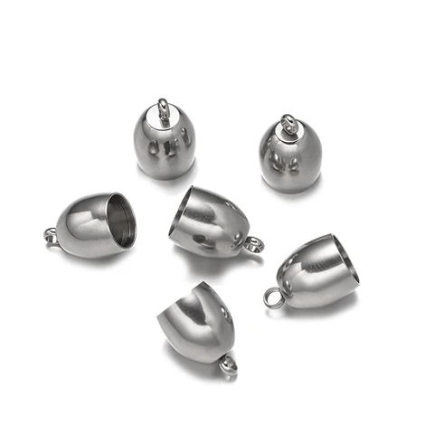 Концевики для шнурков из нержавеющей стали 20 шт.