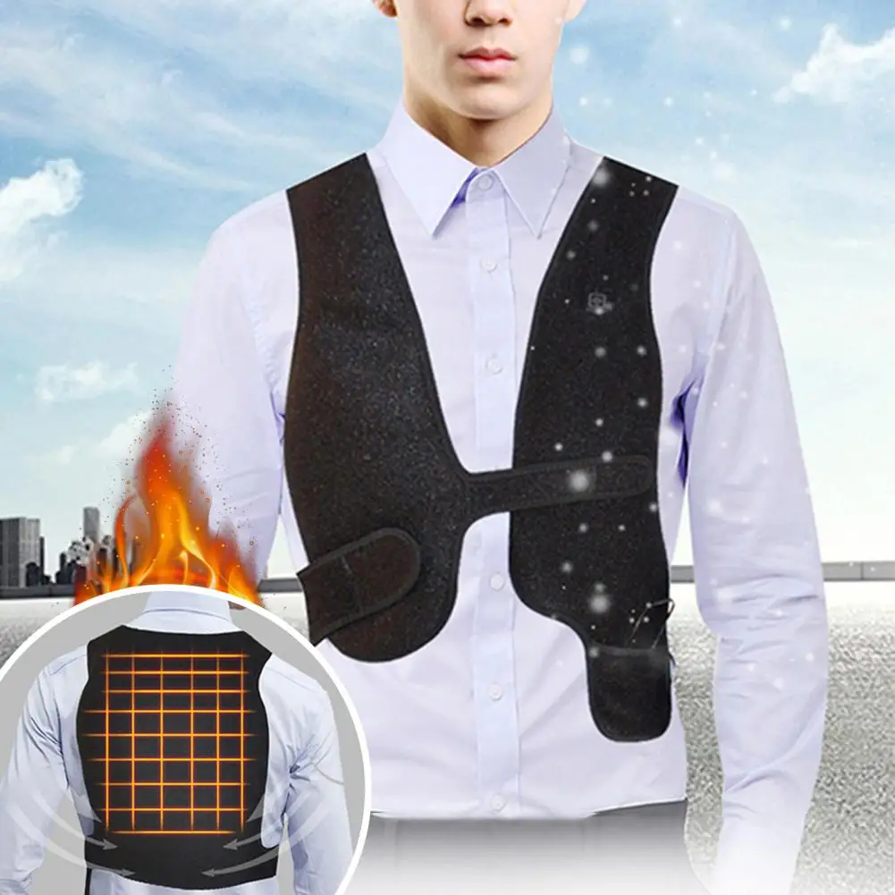 

Casual USB Heating Vest Men Women Heated Vest Coat Intelligent Thermostat Fine Stitching Warm USB Heating Vest Quick Heat