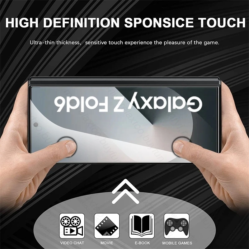 2 в 1 внешнее Защитное стекло для экрана закаленное Samsung Galaxy Z Fold6 ZFold Fold 6 5G камеры на