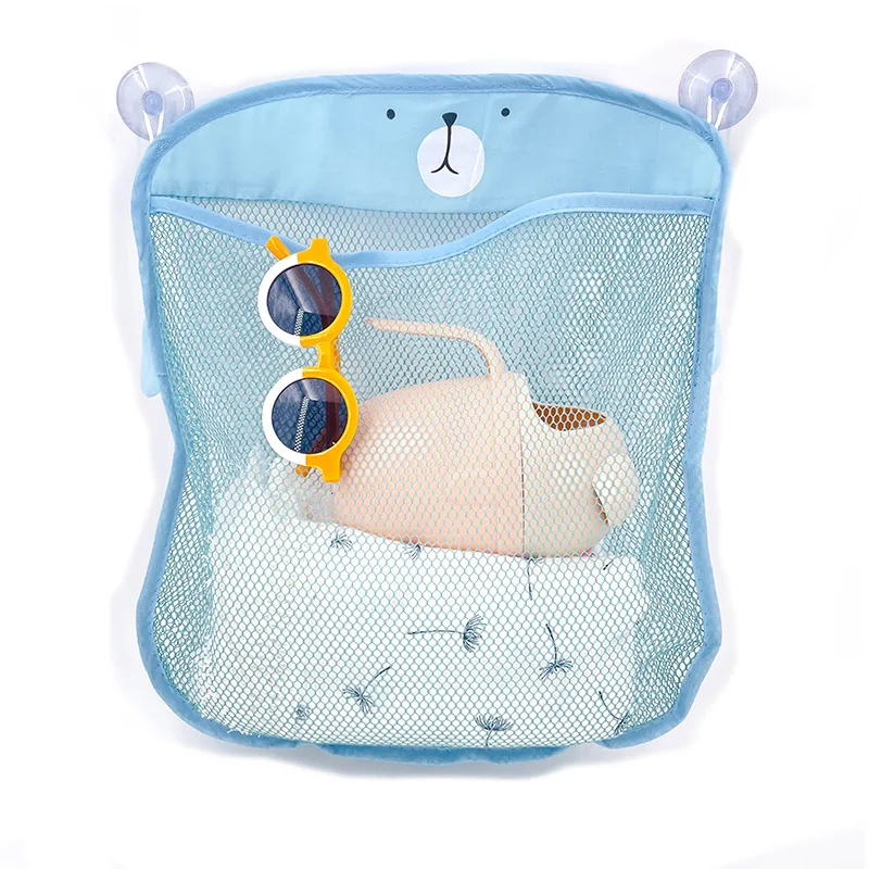 Baby Bathroom Mesh Bag For Bath Toys Bag Kids Basket Net Children's Games Network Toy Waterproof Cloth Sand Toys Beach Storage