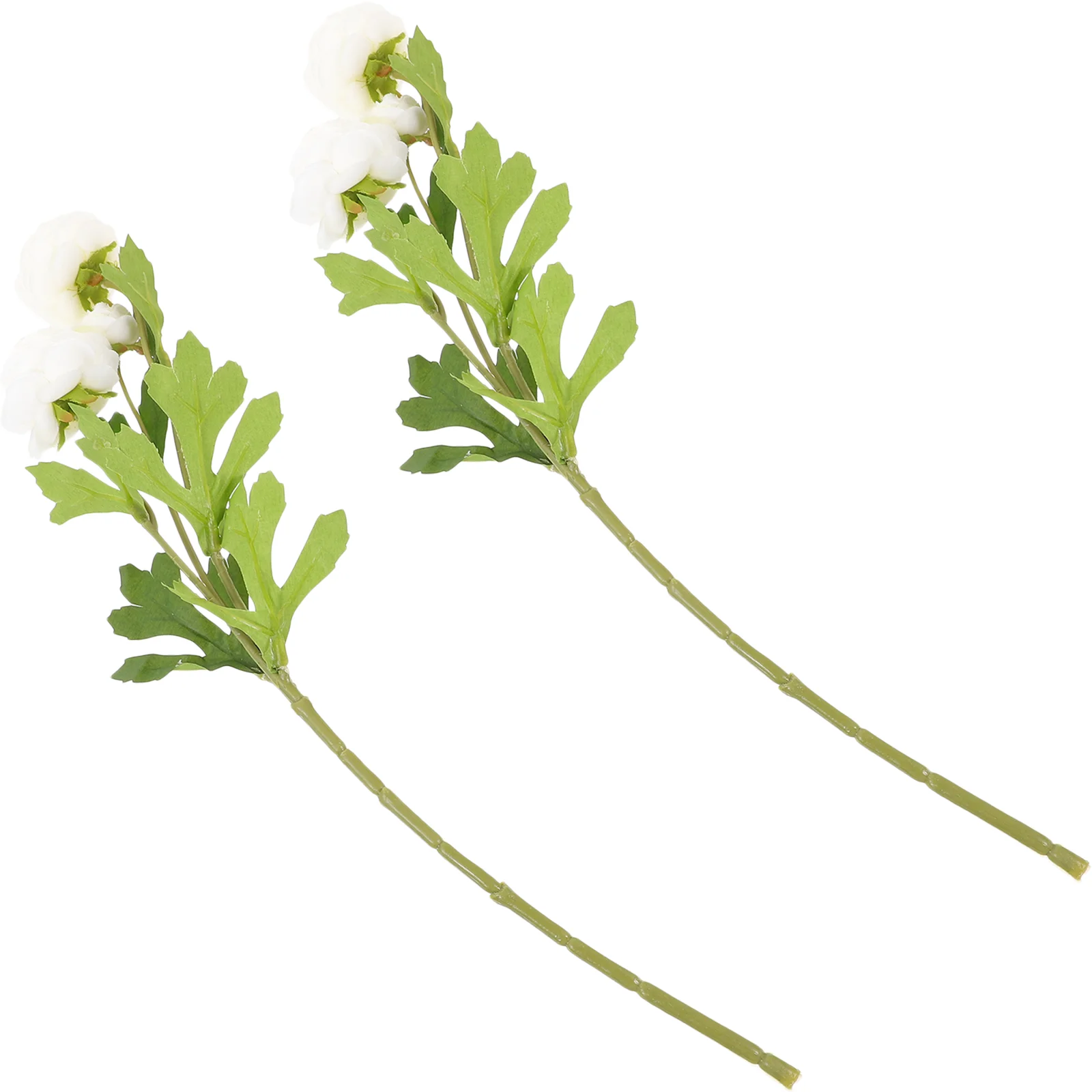 

2 Pcs Faux Floral Decor Fake Flowers Artificial Realistic Wedding Decorations Dining Table Centerpiece