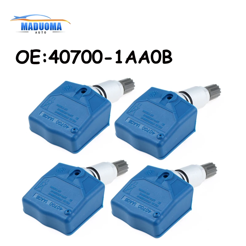 Датчик давления в шинах 4 шт. 40700-1AA0B 315 МГц TPMS для Nissan Infiniti M35 M45 Q45 FX35 FX45 40700-CD001 40700-CD011 407001AA0B