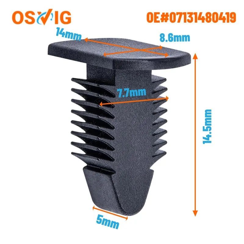 

30 шт. OE # 51711496621 Зажимы для крепления арки порога, фиксаторы, крепеж для BMW Mini Cooper R50 R52 R53 R55 R56 51711496621