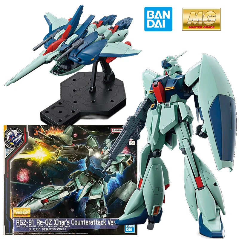 Bandai PB MG 1/100 RGZ-91 Re-Gz Counter Attack Ver. 18 см аниме оригинальная фигурка модель сборка