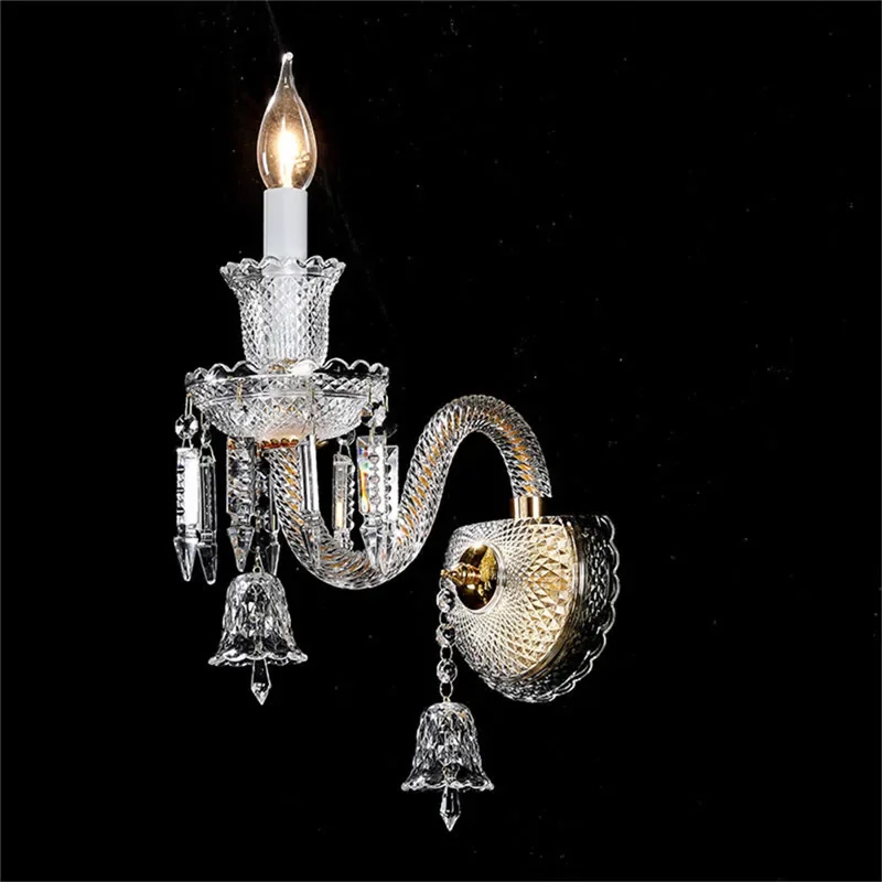 86LIGHT Европейская Свеча Хрустальный Настенный Светильник Светодиодный Роскошный