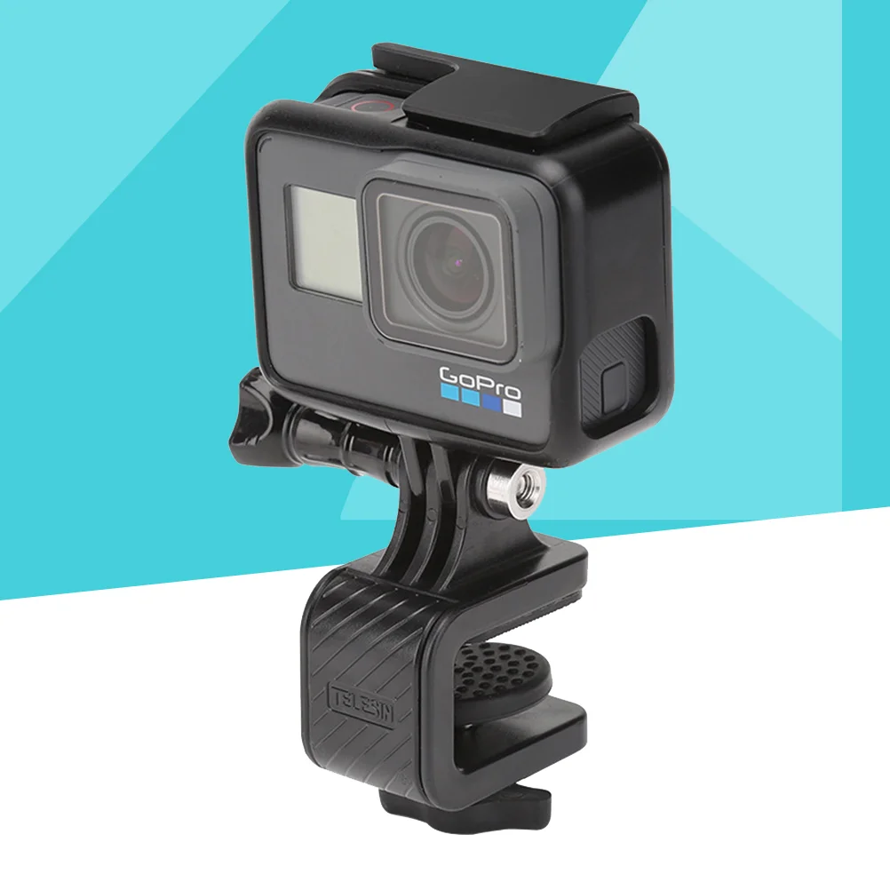 

Camera Bike Surfboard Skateboard Mount for Lightweight Aluminium Alloy Bike Camera Support Holder Bracket (Black)