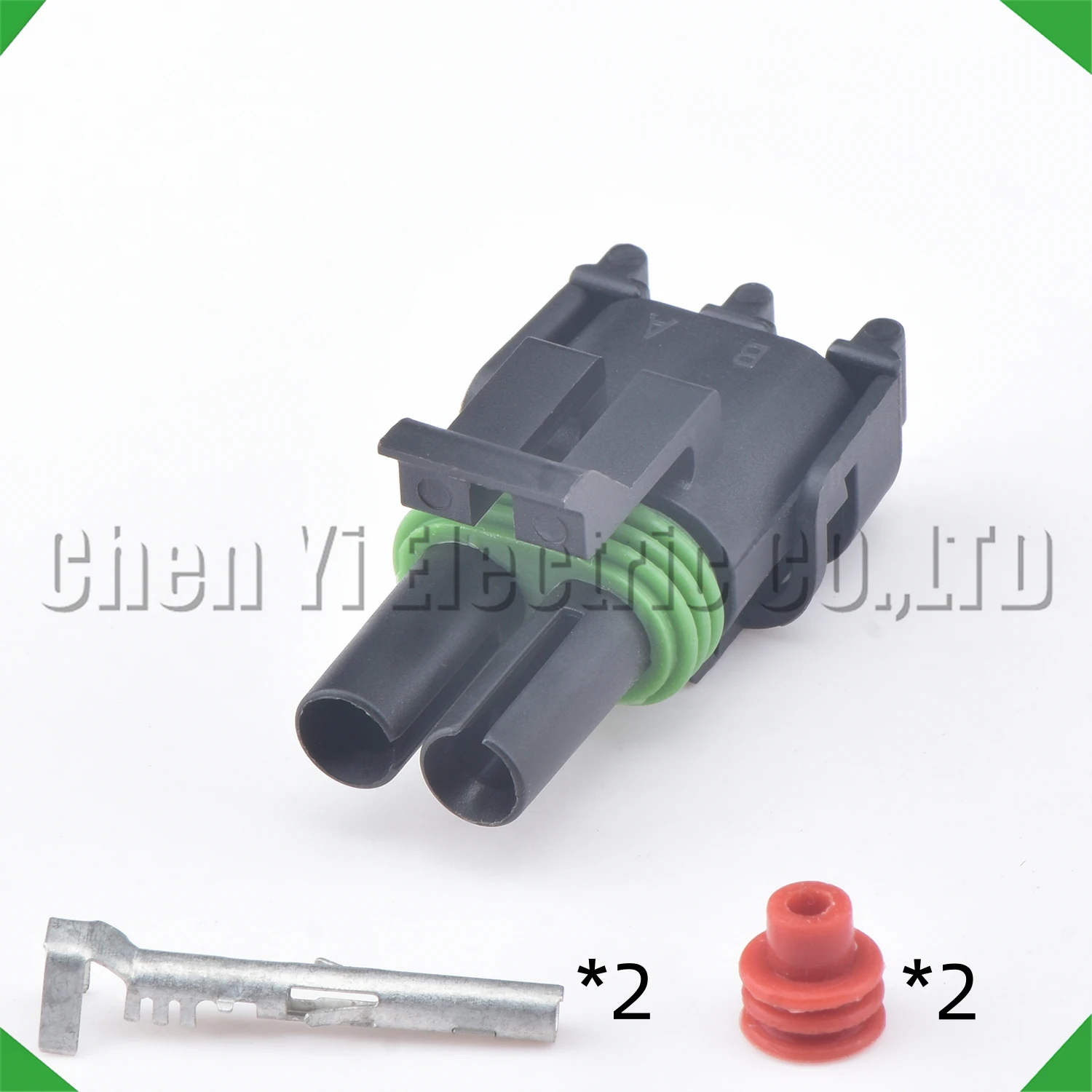 

2-контактная розетка для форсунок серии 2,5 мм, водонепроницаемая вилка автомобильного кабеля 12015792 12010973 Для GM