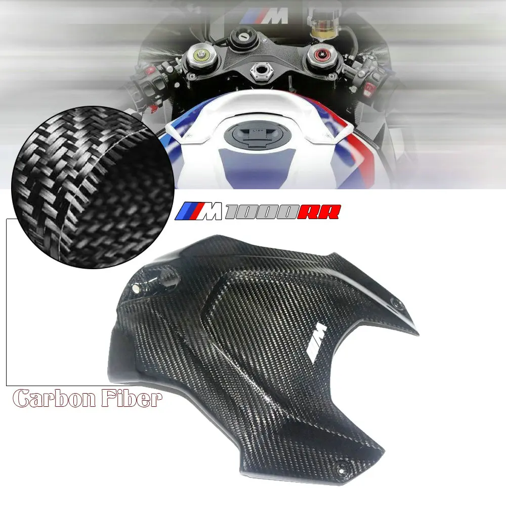 

Передняя обтекатель топливного бака мотоцикла, защитная крышка, пластина из углеродного волокна, черный АБС-пластик для BMW S1000RR M1000RR S1000 RR ...