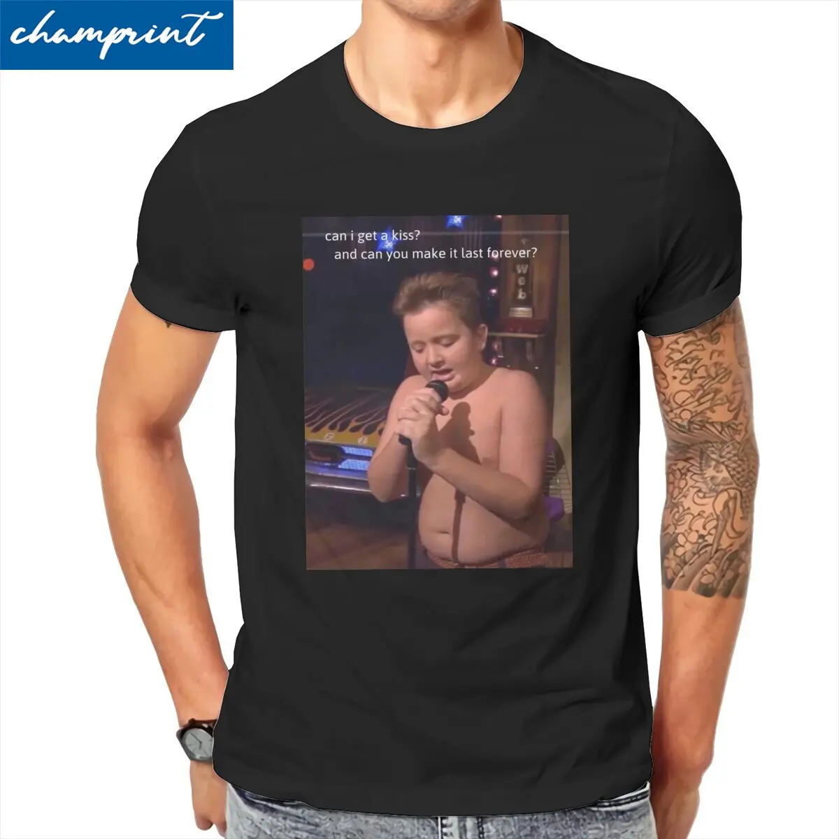 

Gibby Singing iCarly T Shirt for Men 100% Cotton Humorous T-Shirt Crew Neck Tee Shirt Short Sleeve Clothes Summer