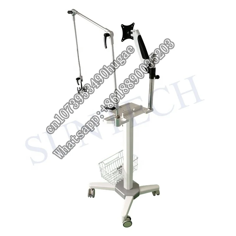 

Suntech factory manufacturing medical cart for Ultrasound / ECG / endoscopy / Ventilator respiratory machine