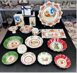 Тарелка для западной кухни немецкая посуда V Bao рождественская серия игрушка