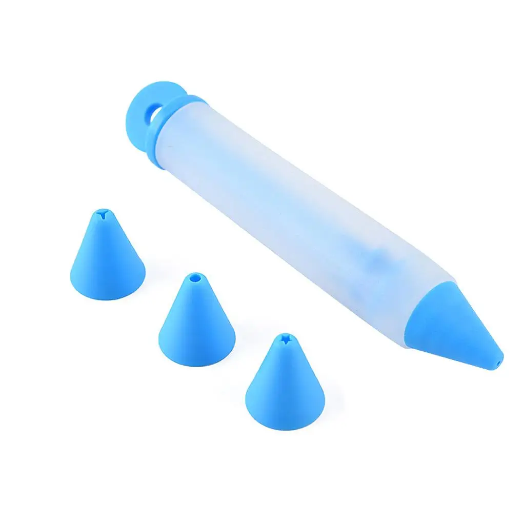 

Cake Piping Pen Silicone Food Writing Pen DIY Chocolate Decorating Tools Cake Mold Cream Cup Cookie Icing Piping Pastry Nozzles