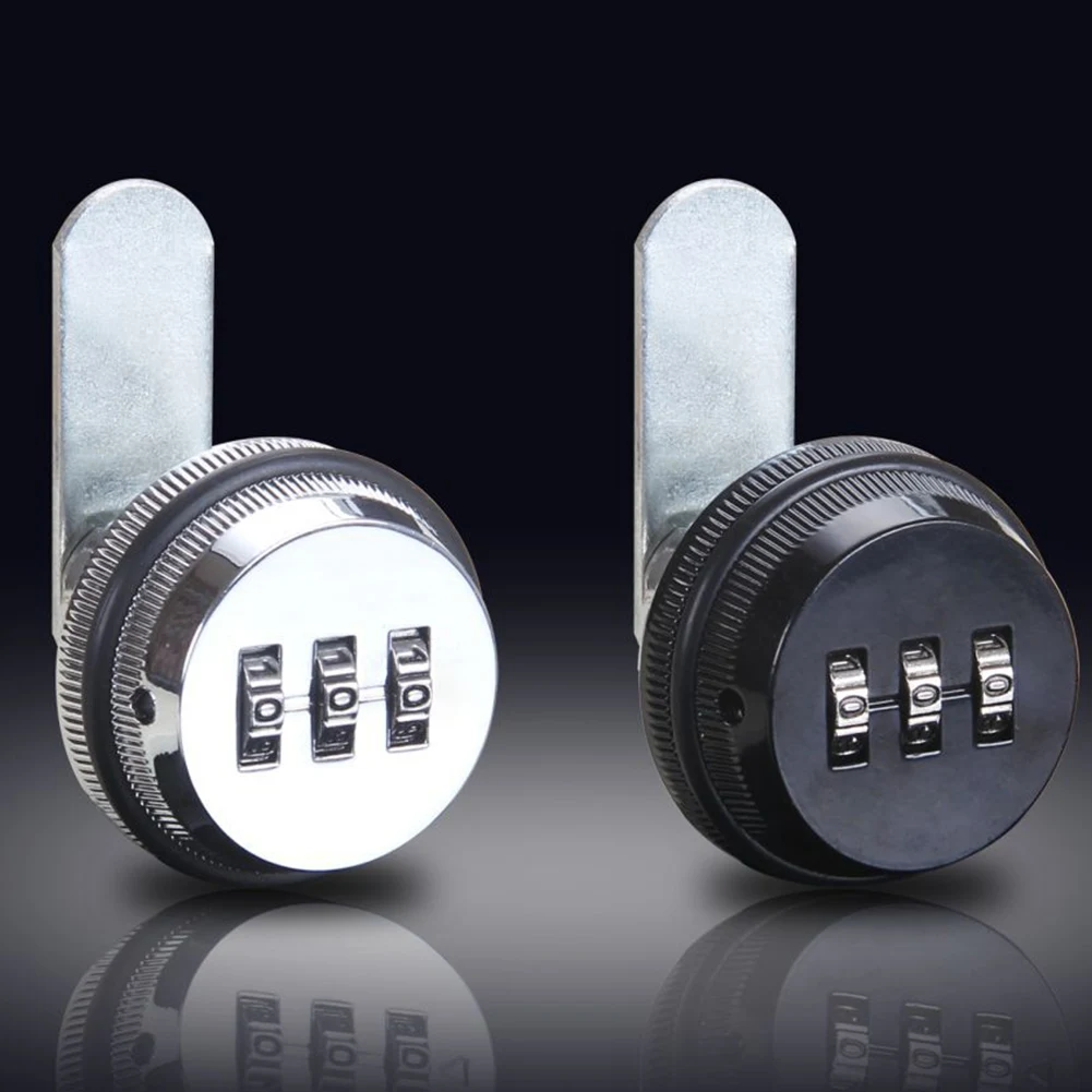 

3 Digit Security Password Keyless Drawer Cam Lock Combination Coded Door Cabinet Home Hardware Zinc Alloy Mail Box