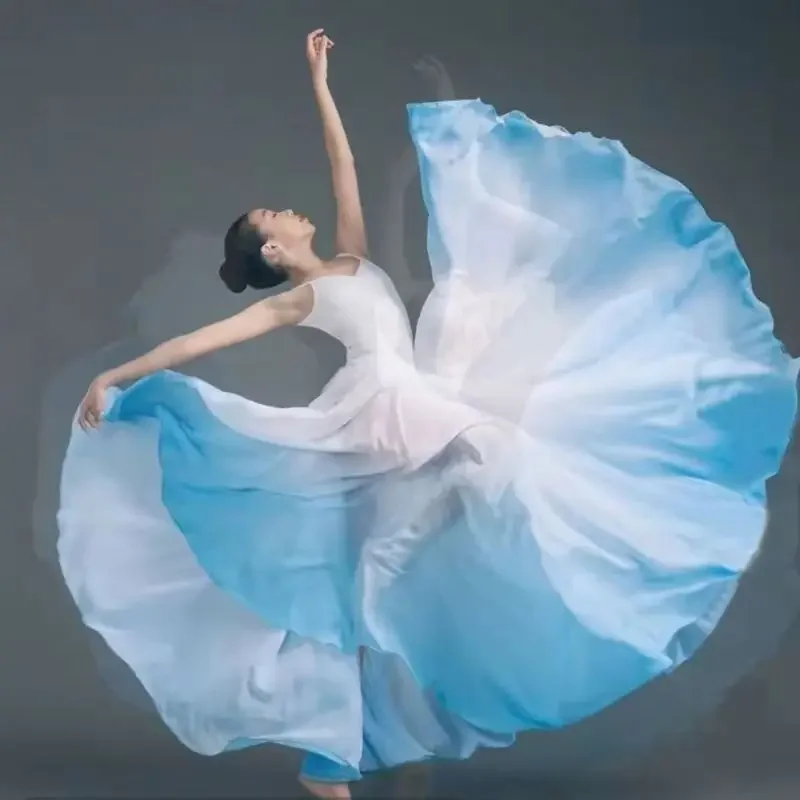 Женская этническая классическая современная танцевальная тренировочная юбка с