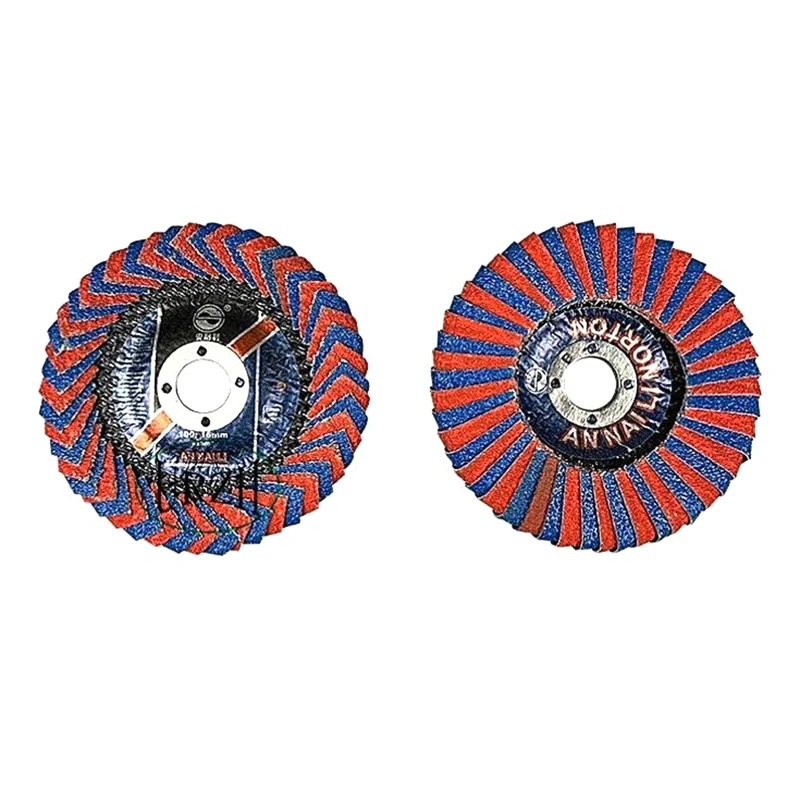 

2 Pieces 4 Inch 4 Hole Sanding Discs Wet Dry Sanding Discs Flap Disc for Die Grinder Surface Prep Strip Grind Drop Shipping