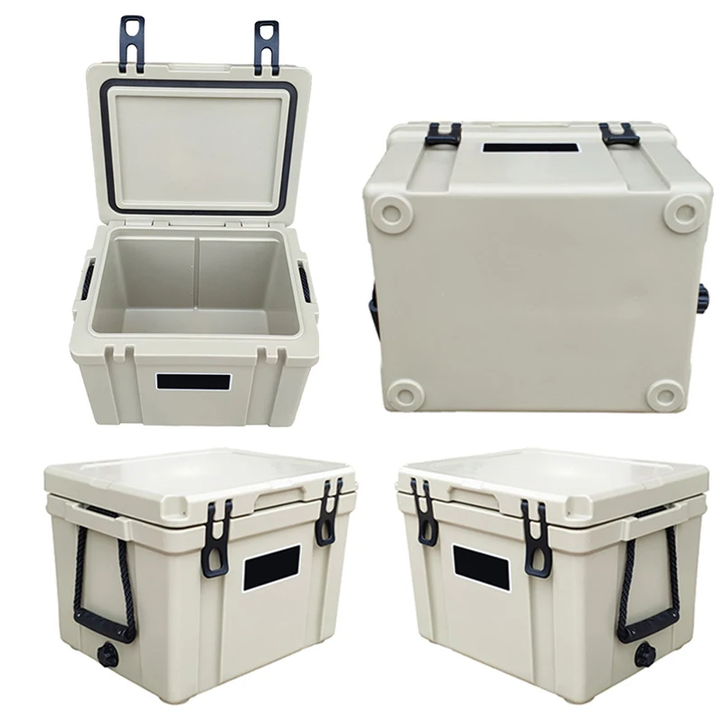 Пластиковый поворотный кухонный холодильник для кемпинга большой хранения