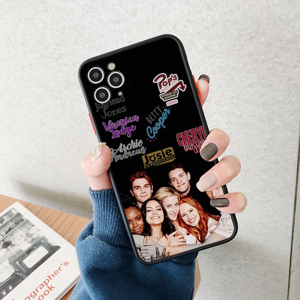 Чехлы для iPhone 16 15 14 7 8 Plus 13 12 11 Pro Max XS X 13Mini XR SE Riverdale Serpents Frosted Translucent Fundas Phone Case