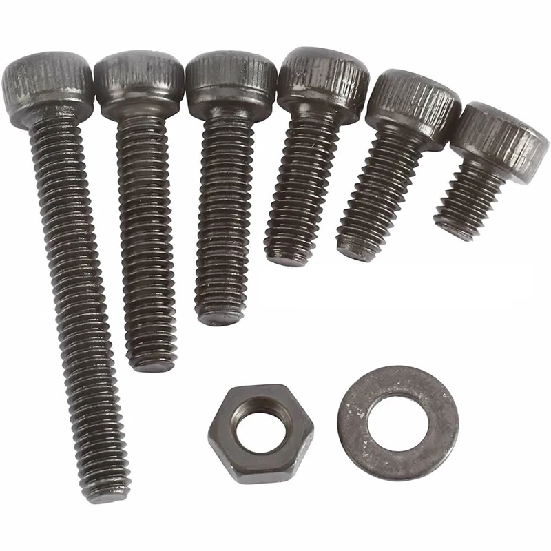 1200PCS M2 M3 M4 Hex Hexagon Socket Screw Set Black Carbon Steel Allen Head Cap Screws Bolts and Nuts Washers Assortment Kit |