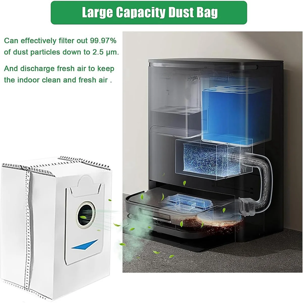 Для ECOVACS DEEBOT X5 Omni/X5 Pro боковая щетка Hepa фильтр швабра ткань аксессуары для