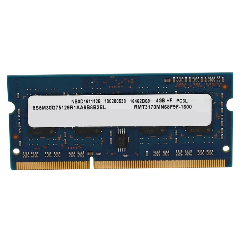 

Оперативная Память DDR3L для ноутбука, 4 Гб, 1600 МГц, 1,35 в, SODIMM, 204 контактов, DDR3, ОЗУ для ноутбука